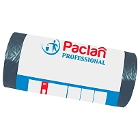 Мешки для мусора 60 л, черные, в рулоне 50 шт., ПНД, 6,2 мкм, 800х600 мм, PACLAN Professional, 604078 в Благовещенске