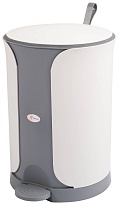 Контейнер для мусора Sтилъ с педалью 18 л серый 18 серый в Благовещенске