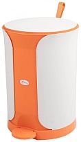 Контейнер для мусора Sтилъ с педалью 7 л оранжевый 7 оранжевый в Благовещенске