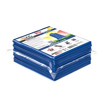 Мешки для мусора 160 л, синие, в пачке 10 шт., ПВД, 40 мкм, 900х1100 мм, i-Bag в Благовещенске
