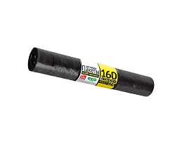 Мешки для мусора 160 л, черные, в рулоне 25 шт., ПВД, 40 мкм, 1100х800 мм, GRIFON, 101-030 в Благовещенске