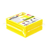 Мешки для мусора 160 л, желтые, в пачке 10 шт., ПВД, 40 мкм, 900х1100 мм, i-Bag в Благовещенске